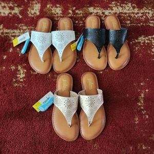 3 Pair New Palms Sandals